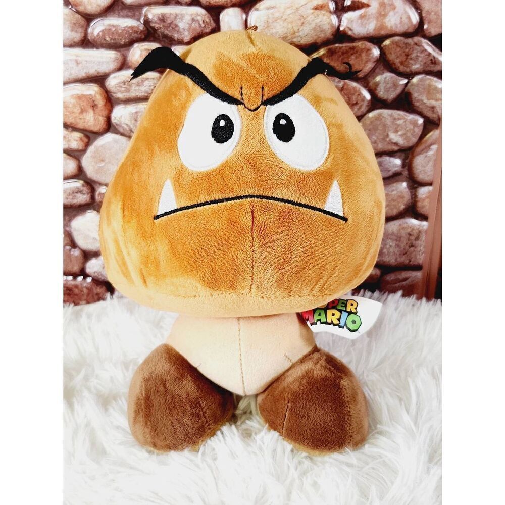 Super Mario Bros 9 Inch Villains Plush- Goomba #B2